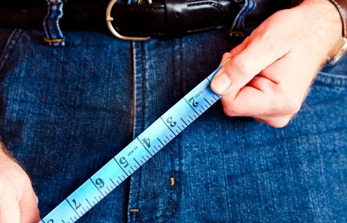 Măsurarea penisului înainte de mărire