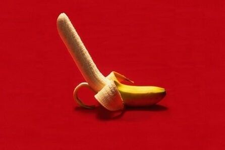 Banana simbolizează un penis mărit prin activitate fizică